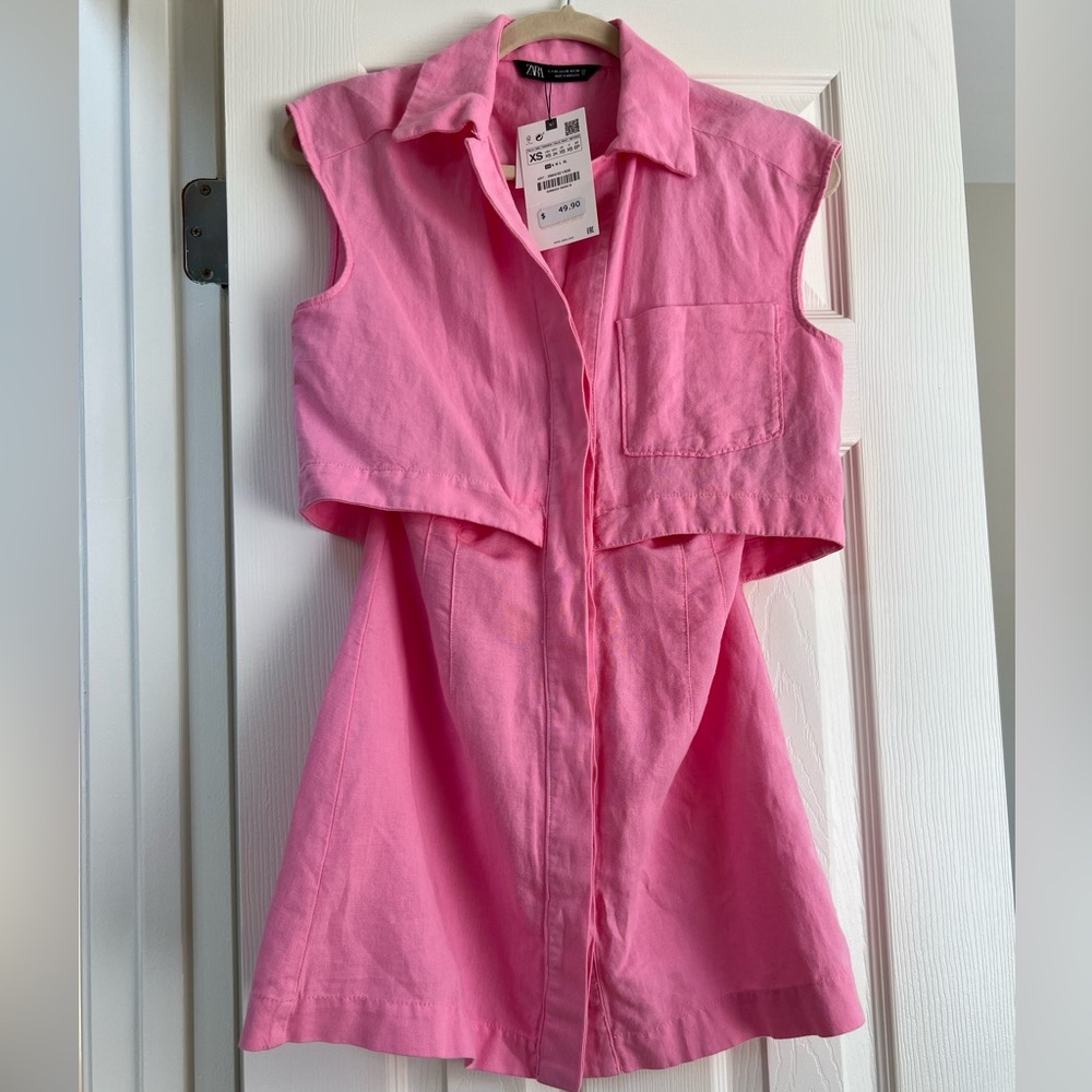 Zara Barbie cut out dress